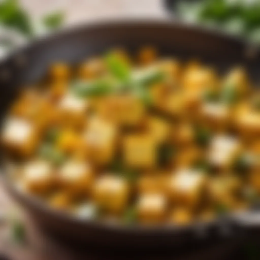 Paneer Sabzi Cooking Techniques