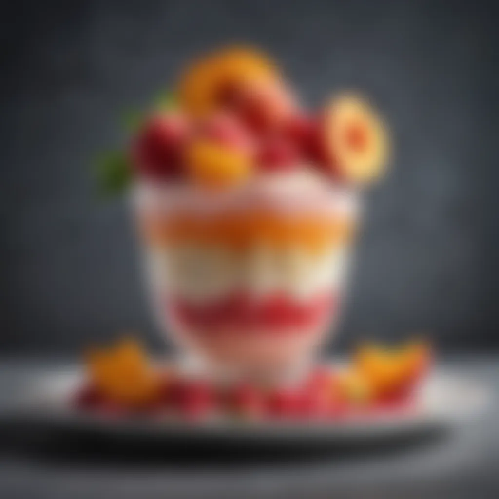 Exquisite Peach Melba Ingredients