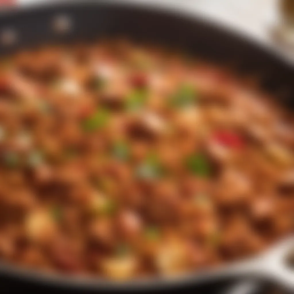 Jambalaya Cooking Process