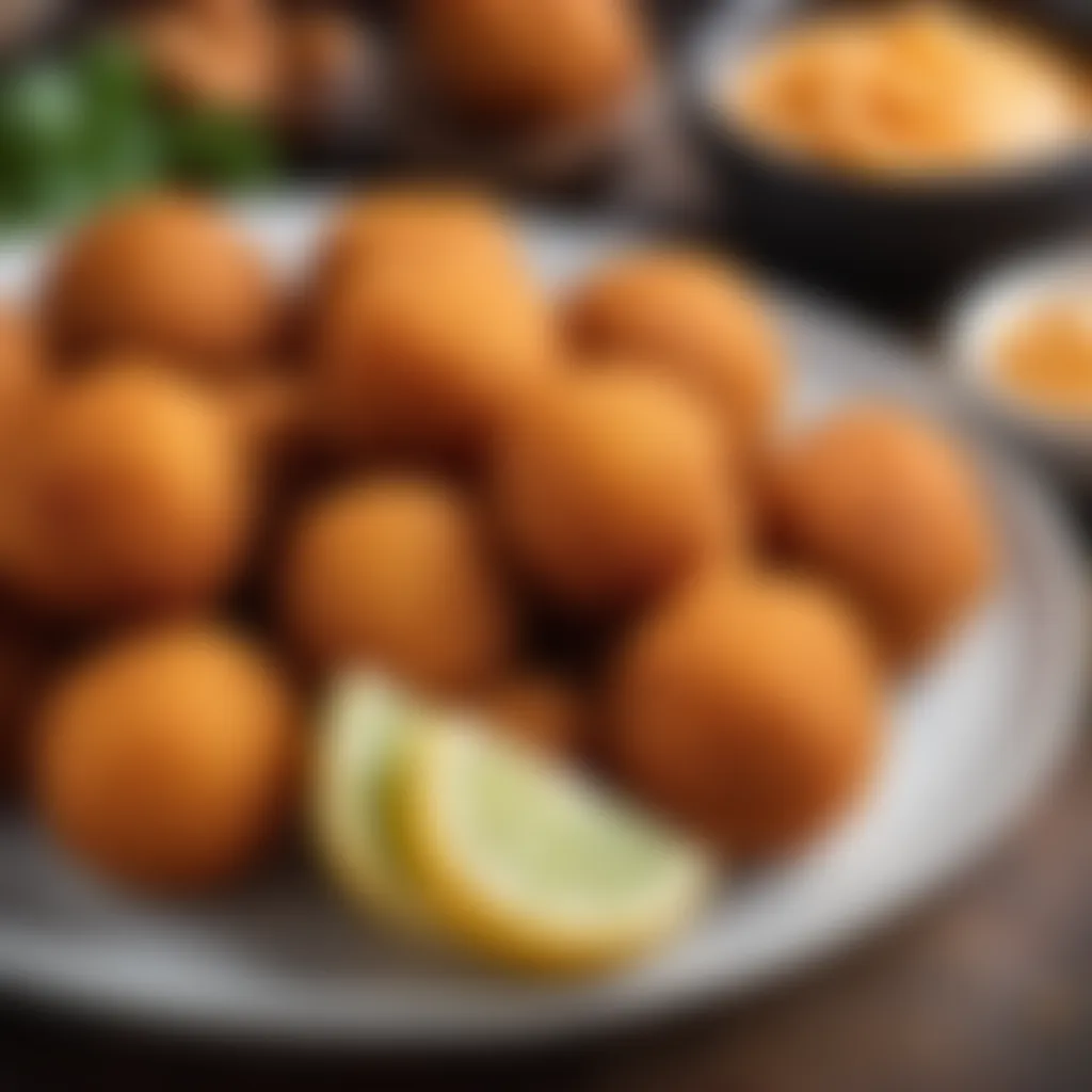 Freshly prepared akara balls