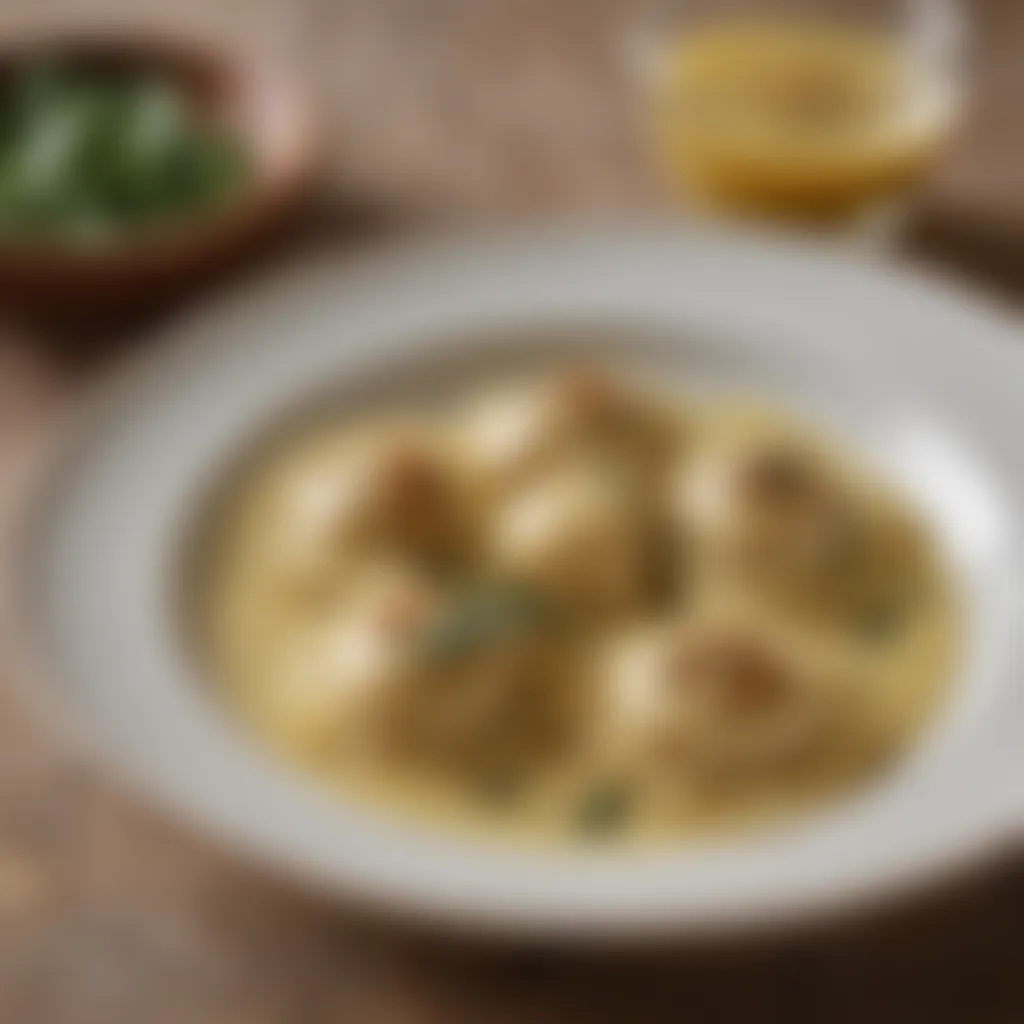 Exquisite Jerusalem Artichoke Ravioli with Sage Butter Sauce