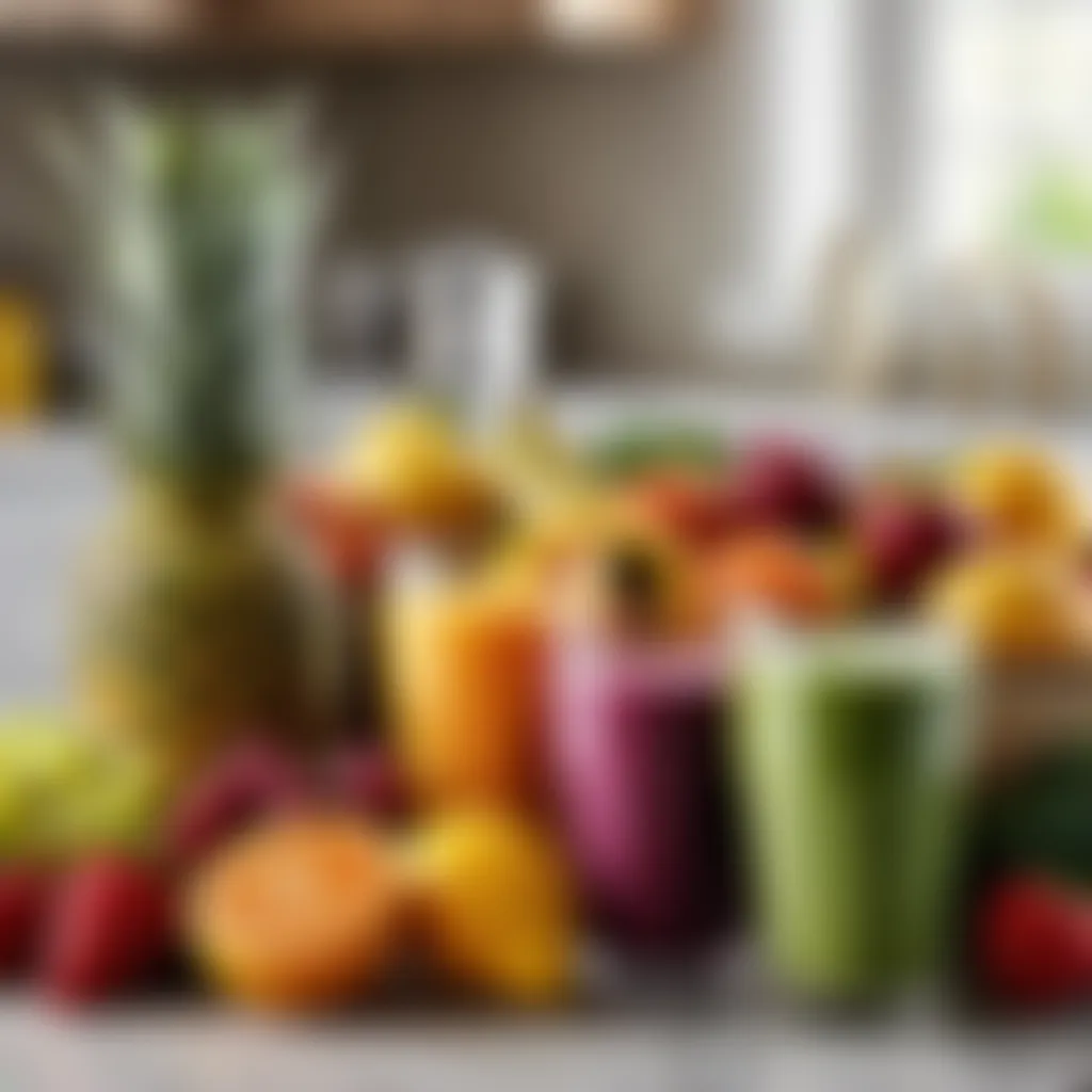 A vibrant assortment of fresh fruits and vegetables