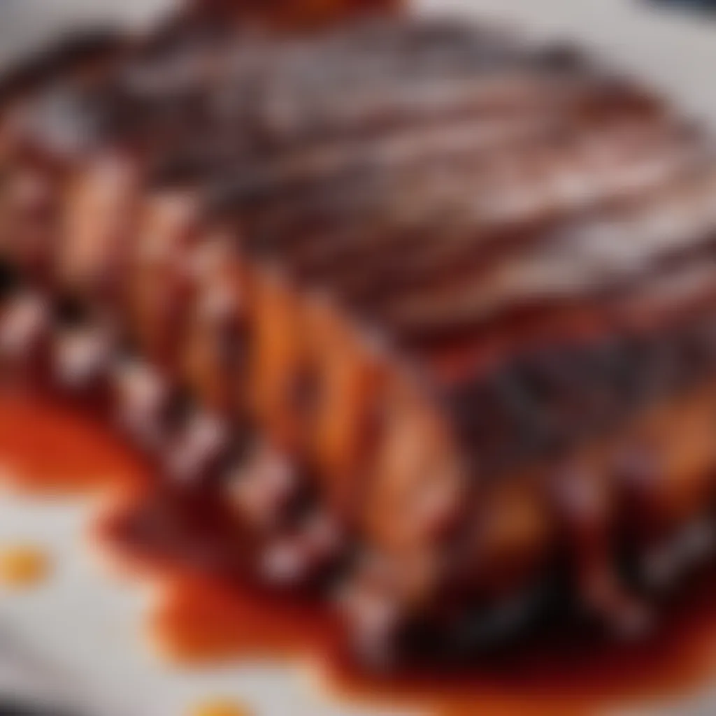 Sweet Heat BBQ Glaze for Ribs