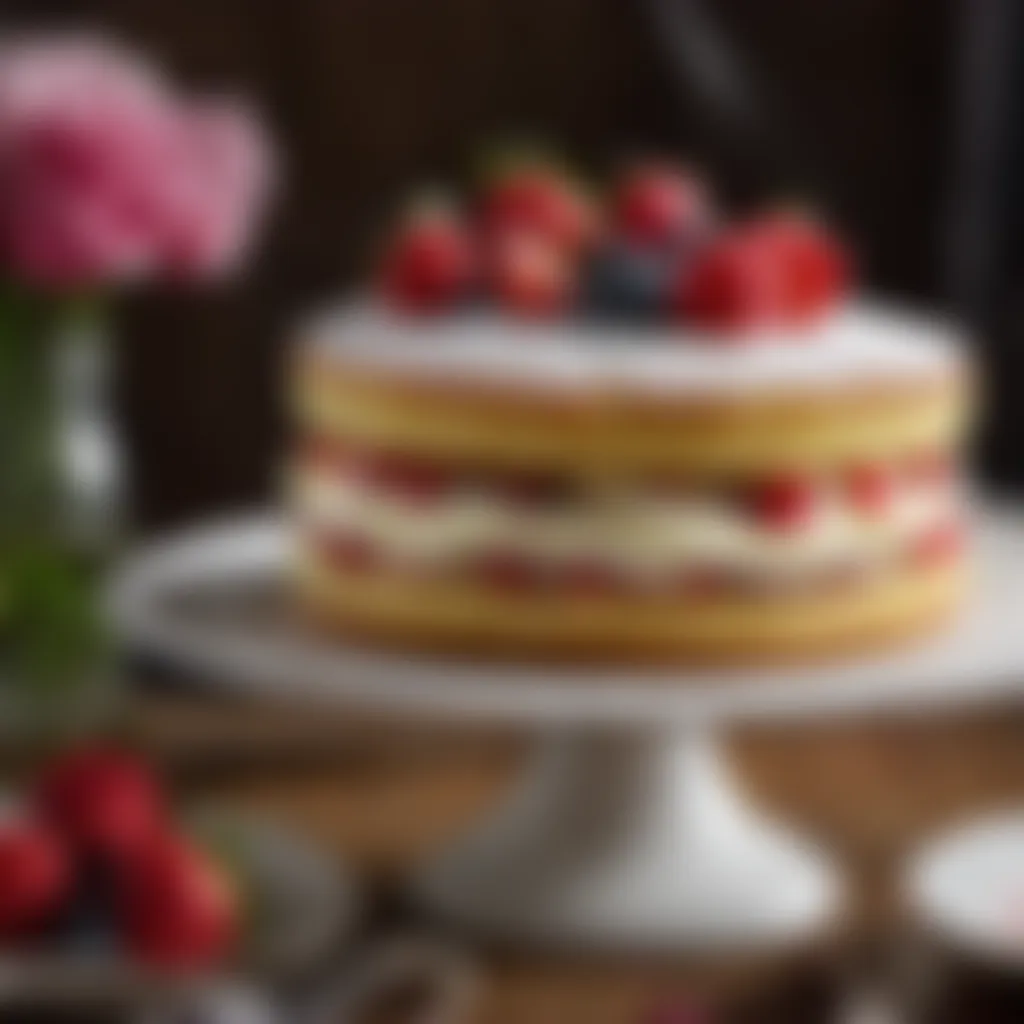 Step-by-Step Instructions for Victoria Sponge Cake