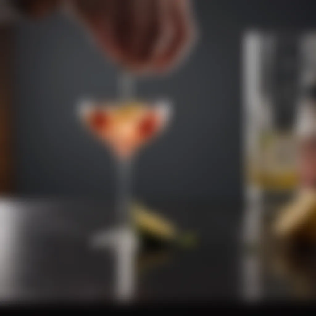 Elegant Bar Spoon Stirring Cocktail