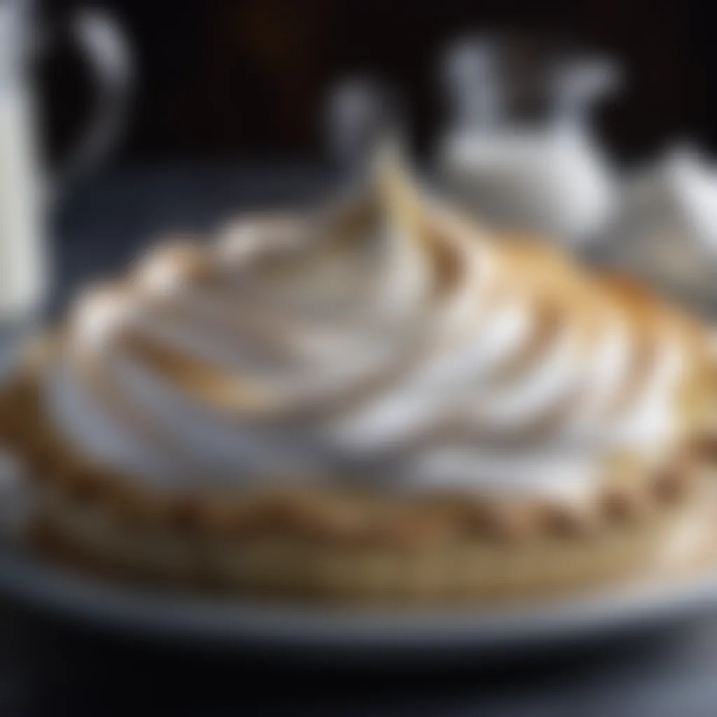 Perfectly Browned Meringue Topping