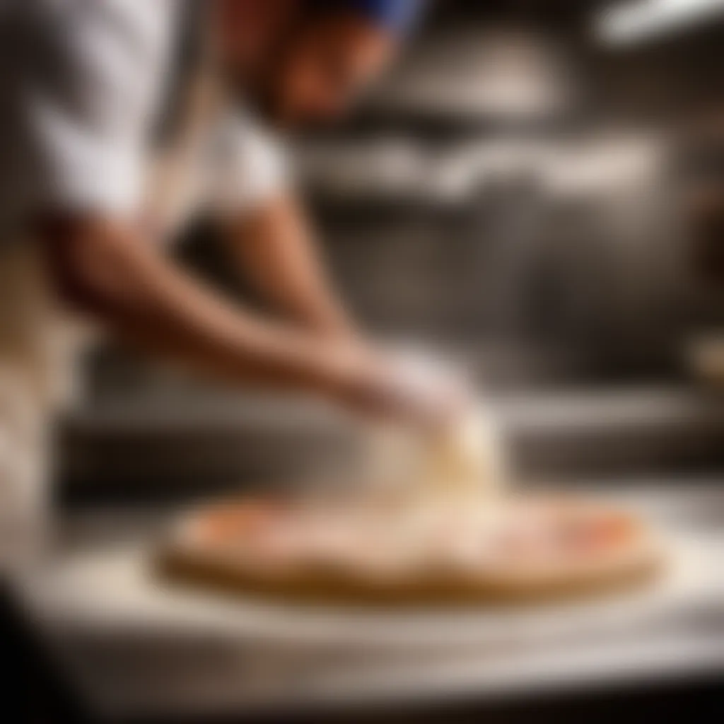 Artisanal Dough Crafting Pizza Dough Preparation for Decadent Pizza