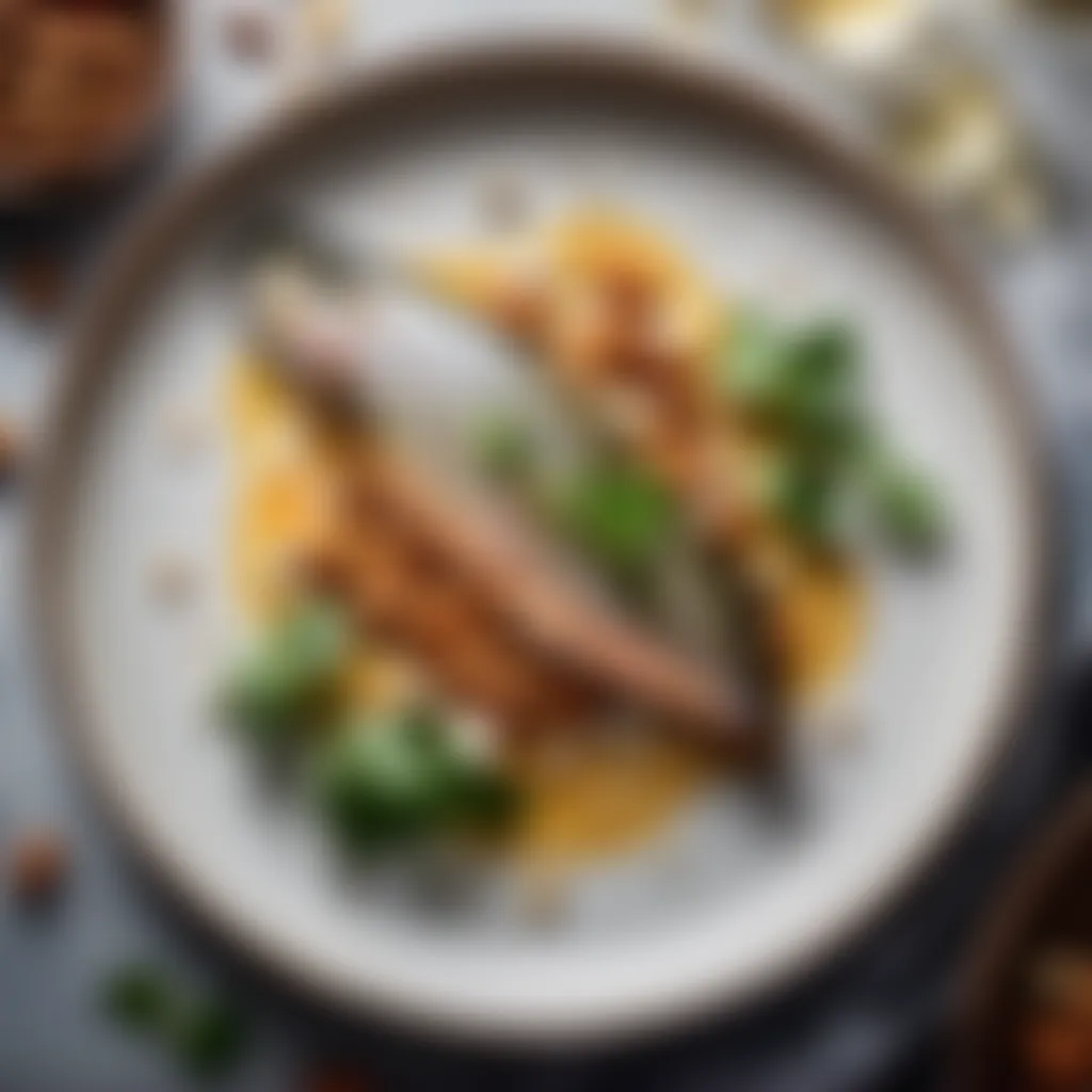 Plated Trout with Almonds