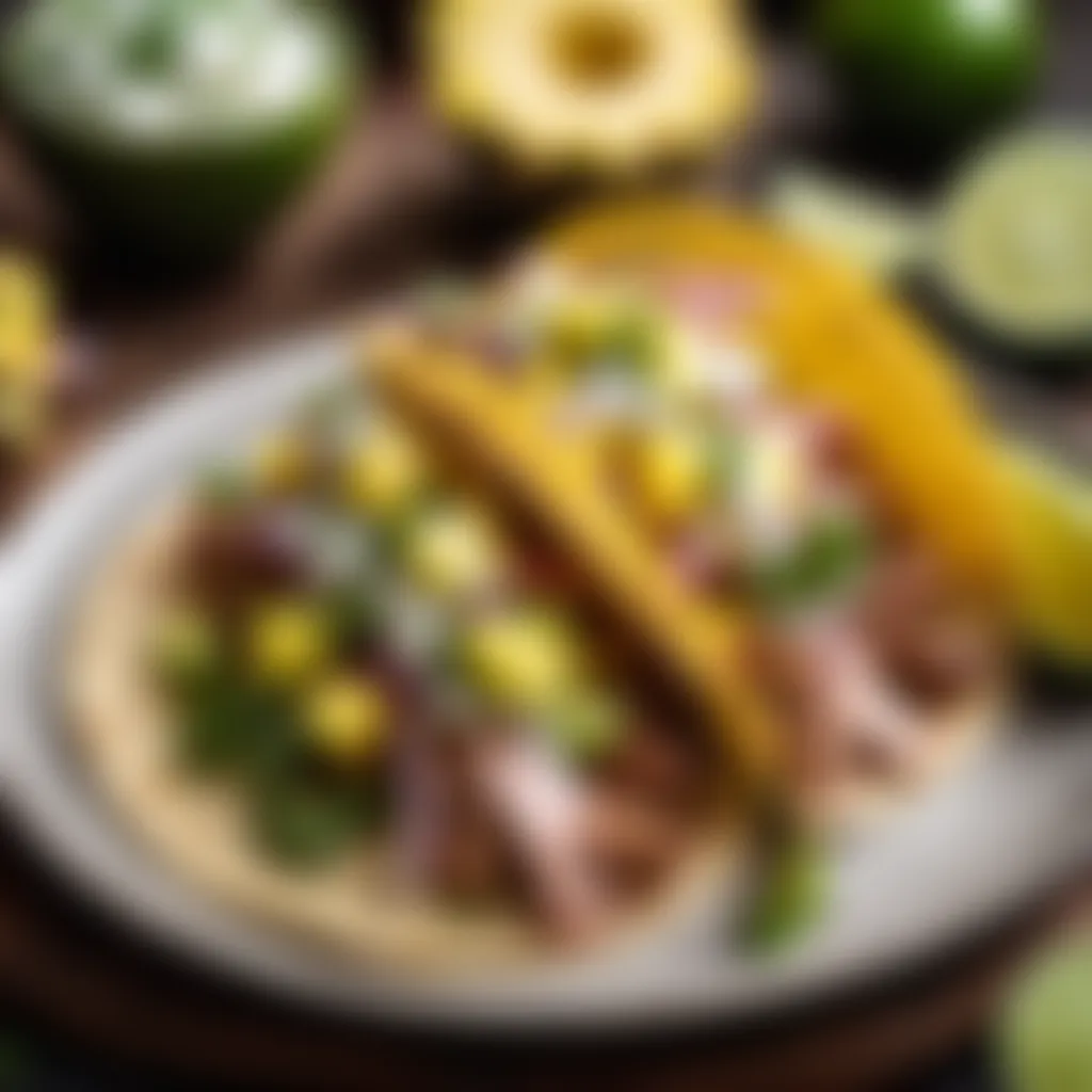 Flavorful Pork Carnitas Tacos with Fresh Pineapple Salsa