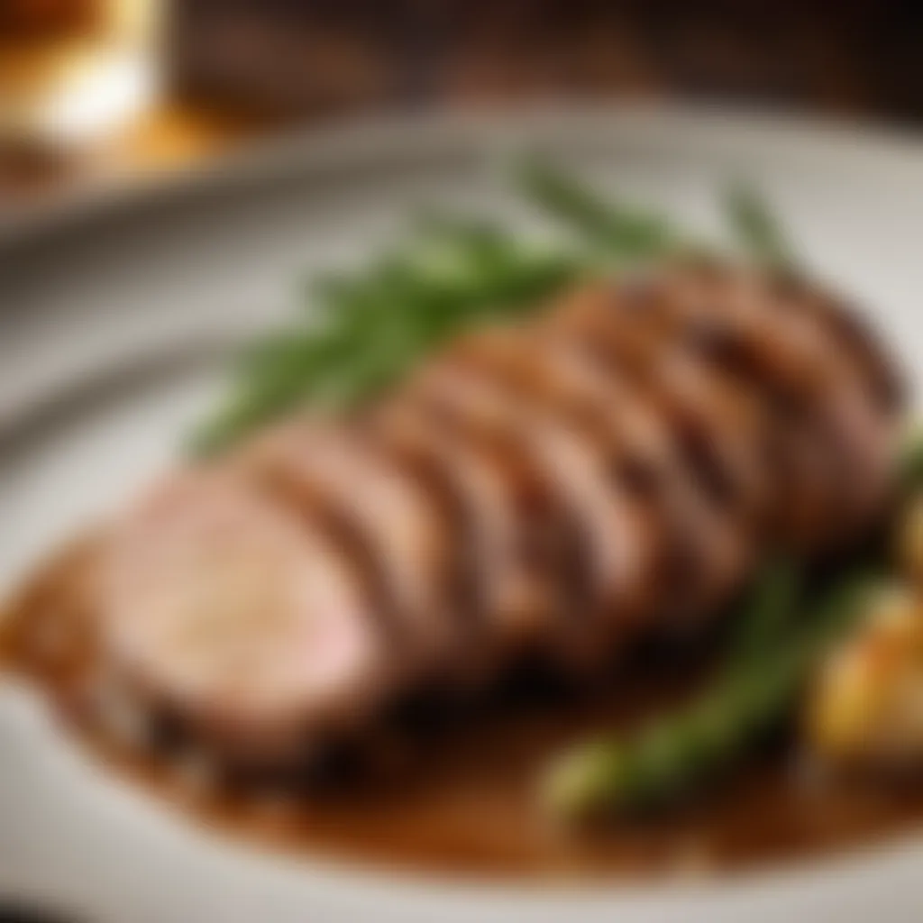 Savory Pork Tenderloin Medallions with Maple Glaze