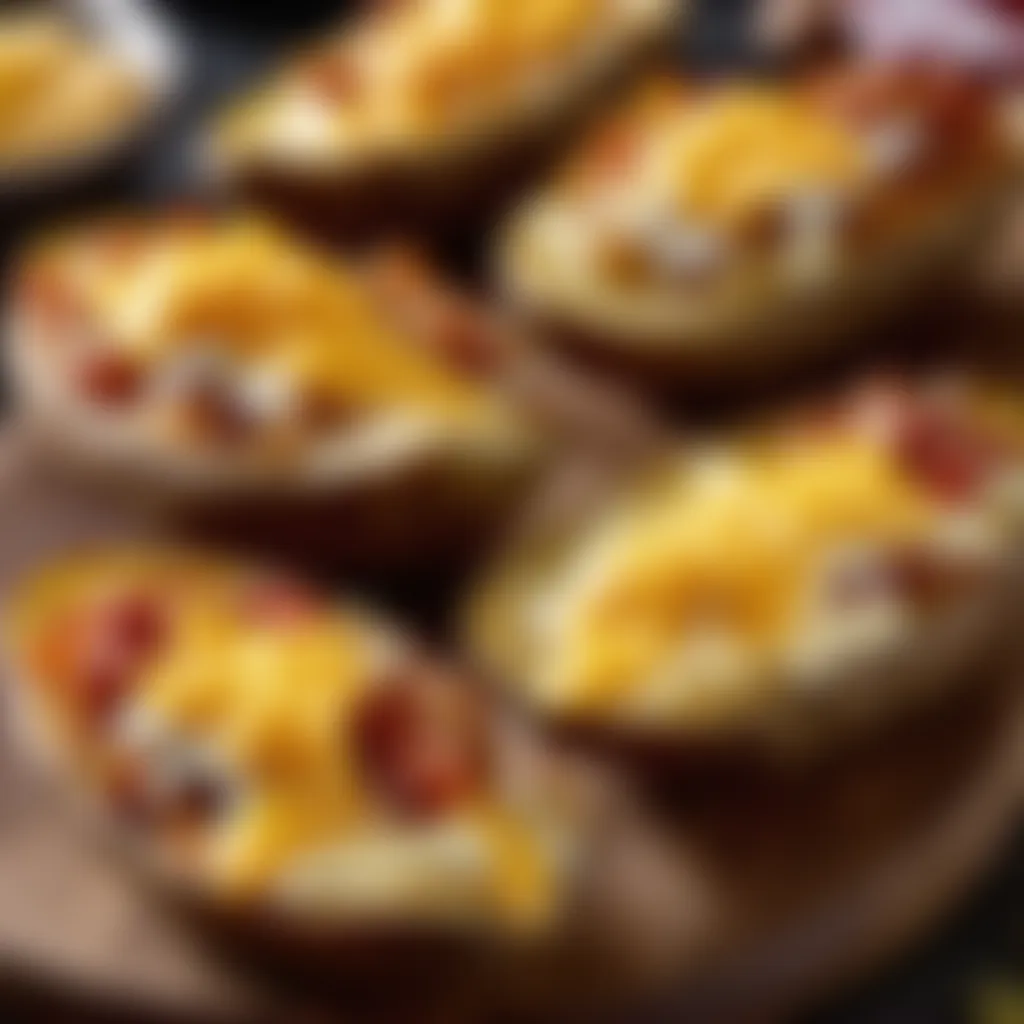 Potato Skins with Cheese