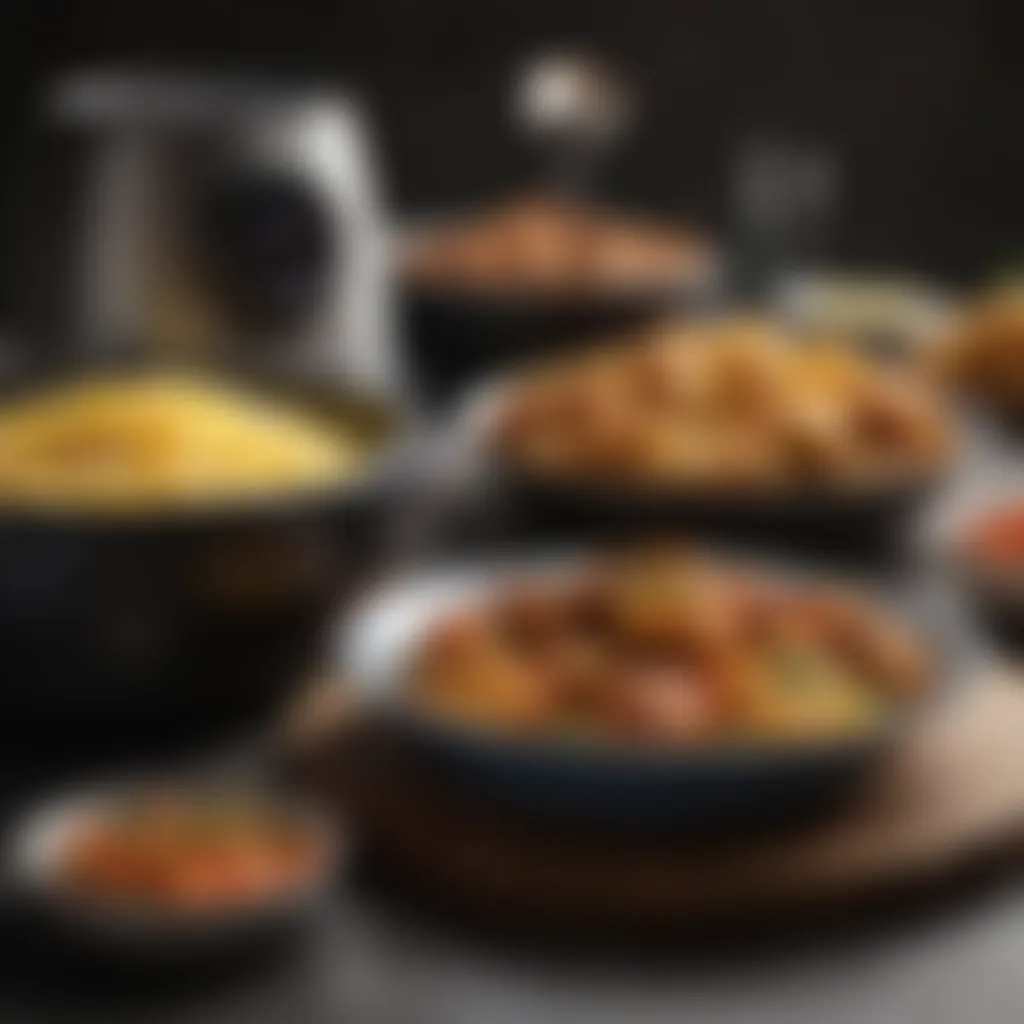 Nutritious Dishes Cooked with Precision Healthy meal options prepared with the air fryer