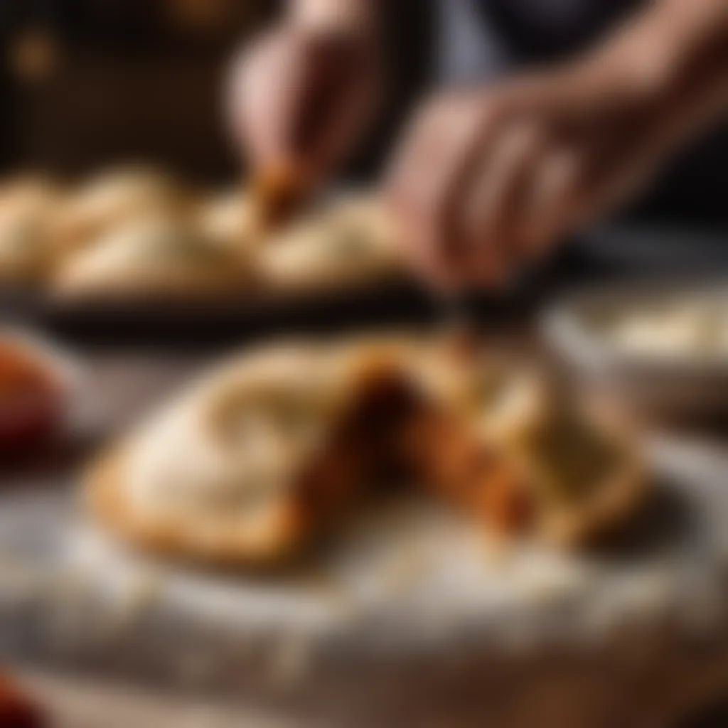 Preparing the Empanada Dough