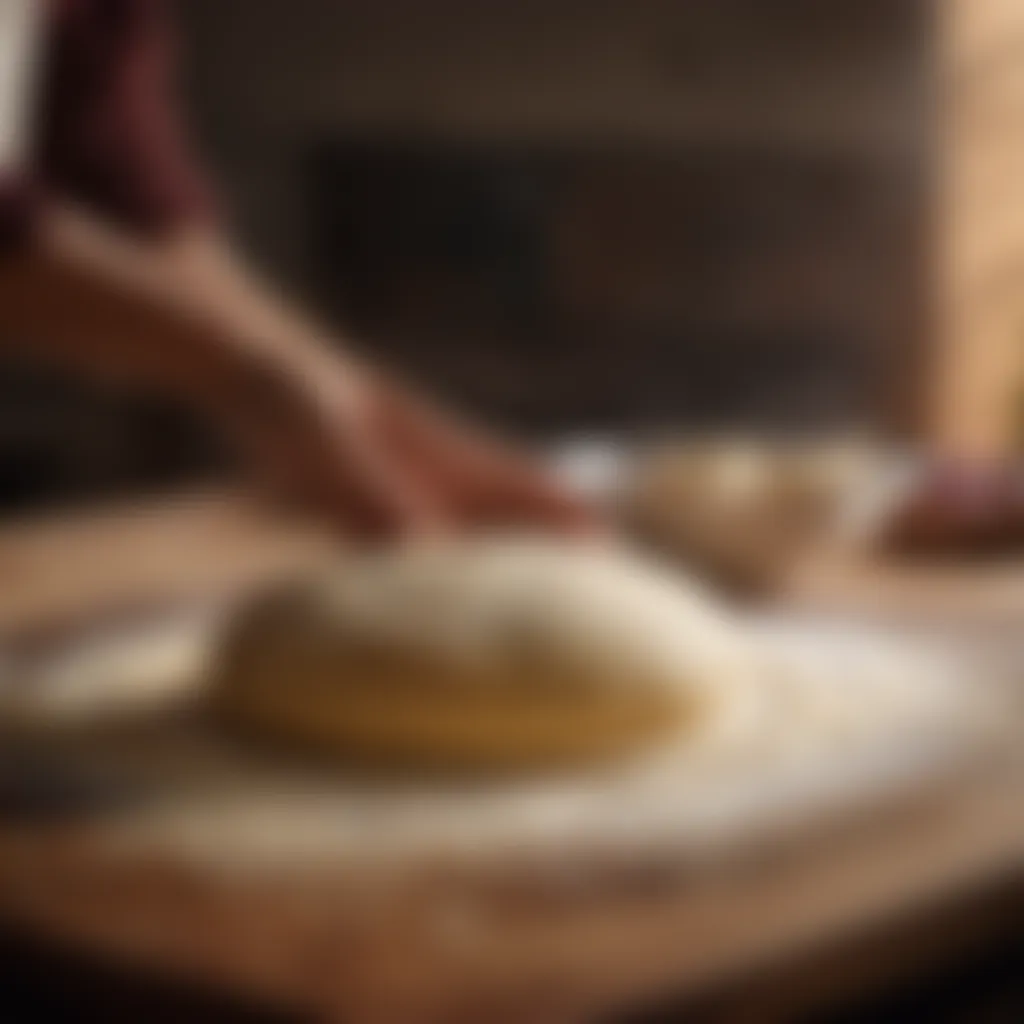 Preparing Kyata Dough