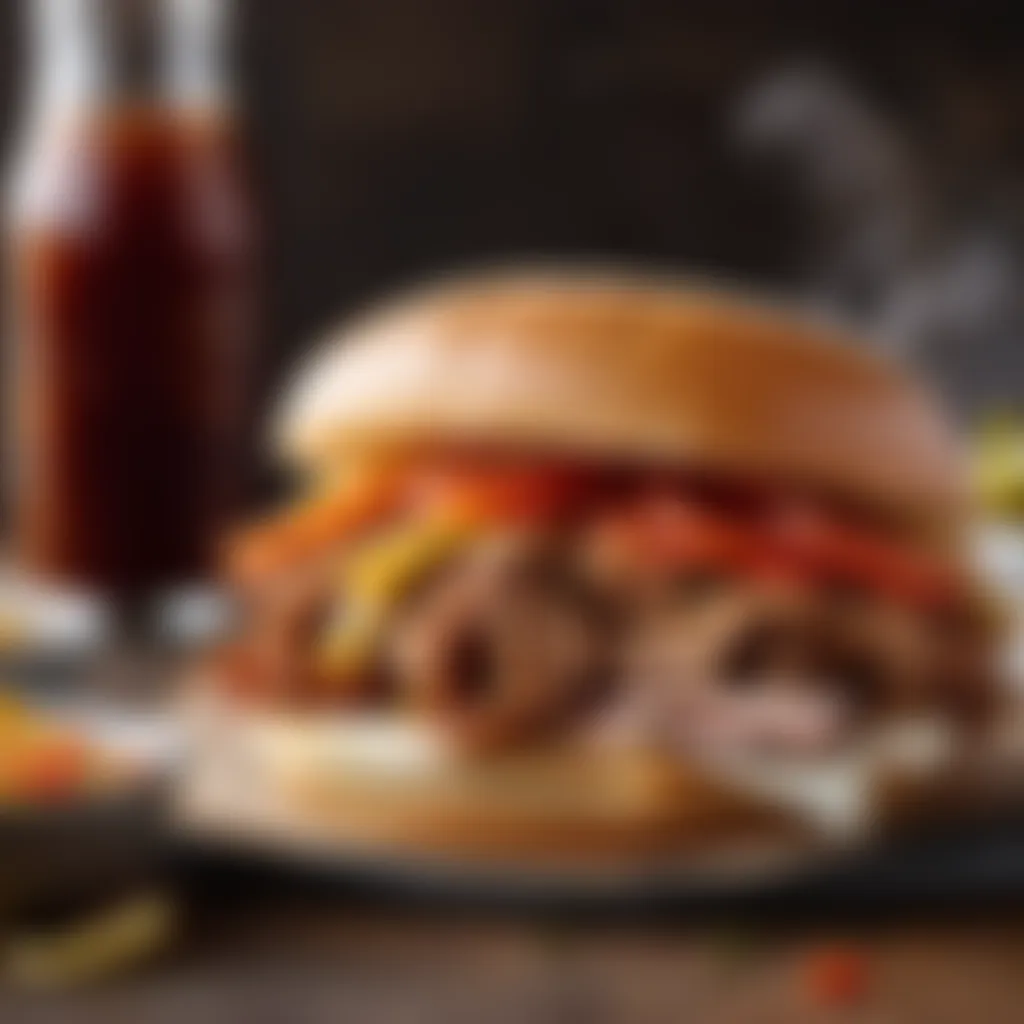 Smoky Pulled Pork Sandwich BBQ Recipe