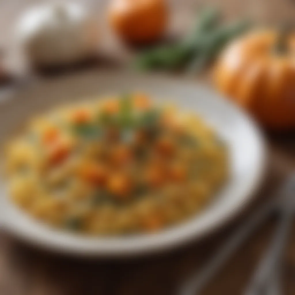 Pumpkin and Sage Risotto