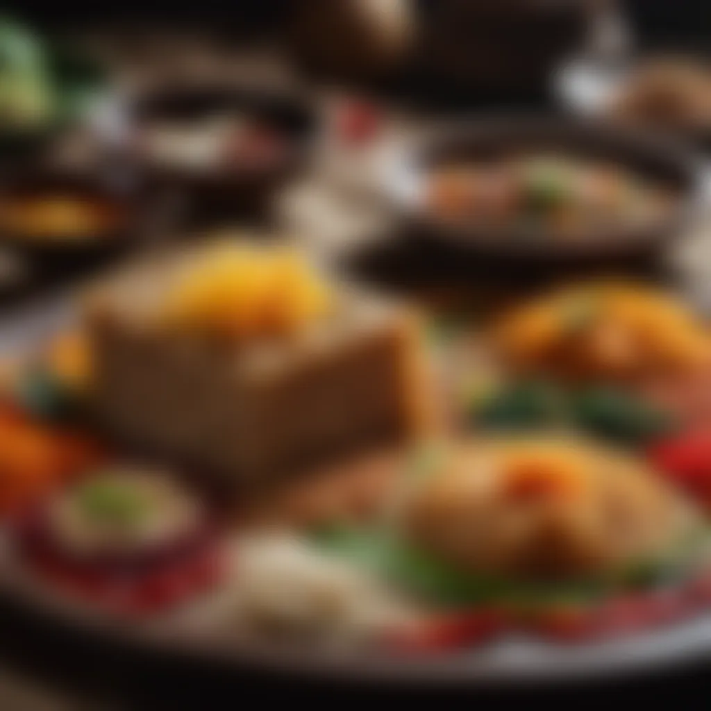 Cultural Tapestry: Unveiling Pyanggang's Heritage Abstract interpretation of Pyanggang recipe cultural roots