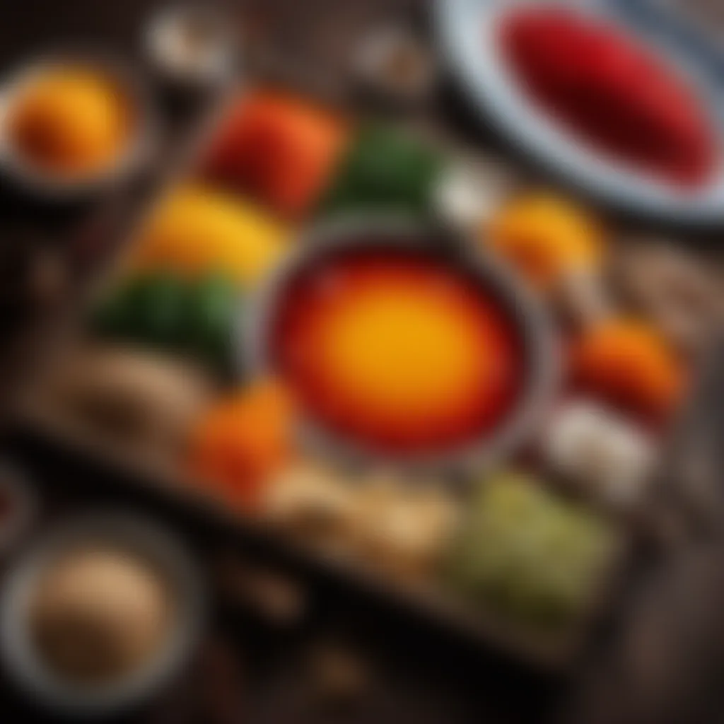 Culinary Palette: The Essence of Pyanggang Recipe Artistic representation of Pyanggang recipe ingredients