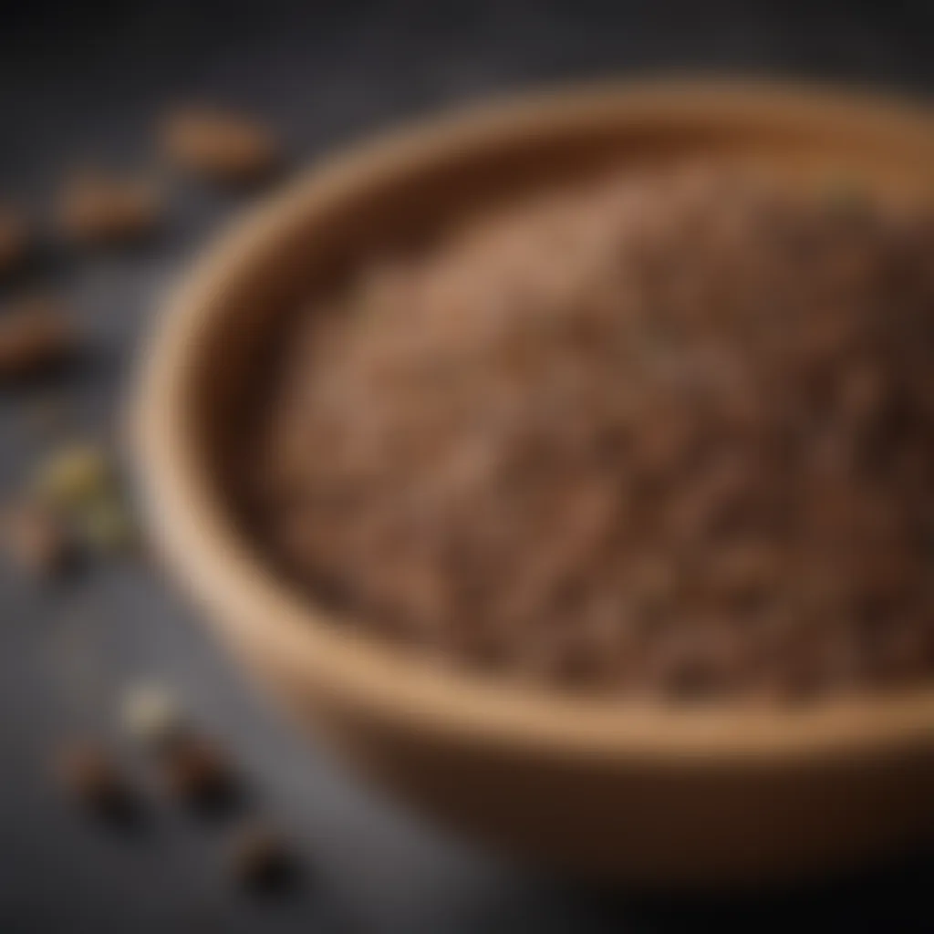 Aromatic cumin seeds in a rustic bowl