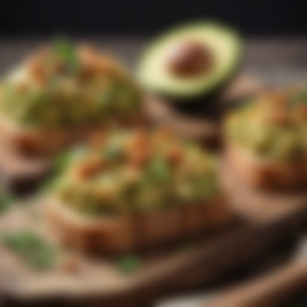 Savory Avocado and Chickpea Toast