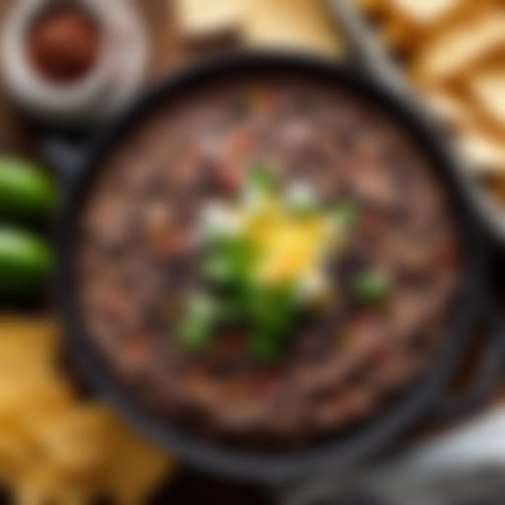 Spicy Black Bean Dip