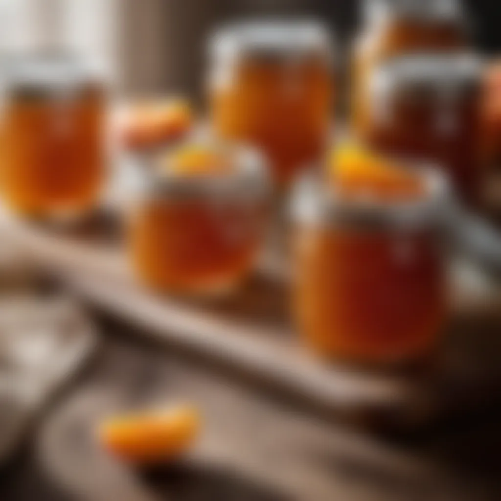 Apricot Jam Jars