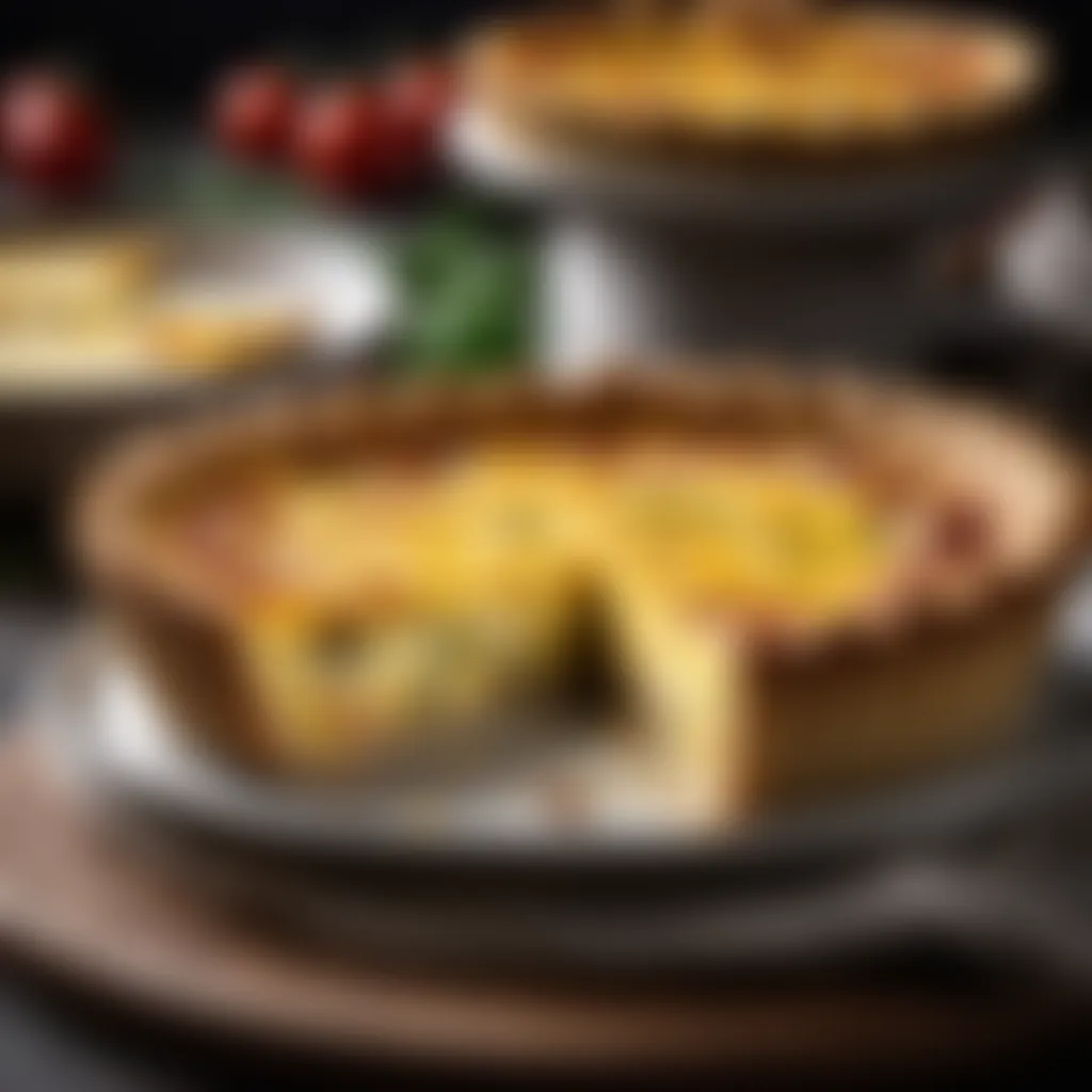 Decadent Quiche with Gourmet Cheese