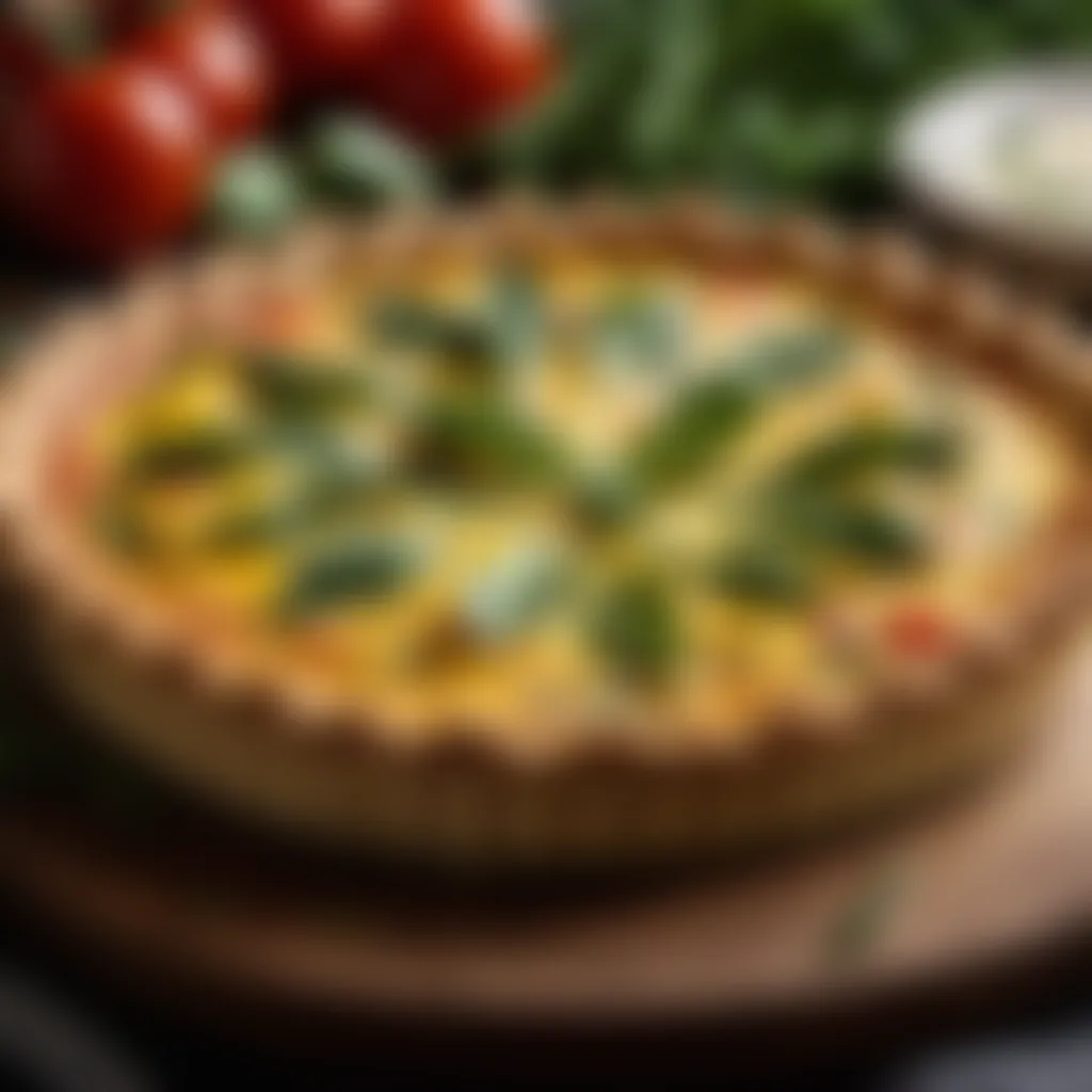 Savory Quiche with Fresh Vegetables