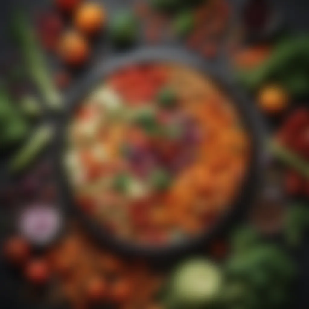 Vibrant Vegetable Medley Colorful spread of low fat, low carb vegetables
