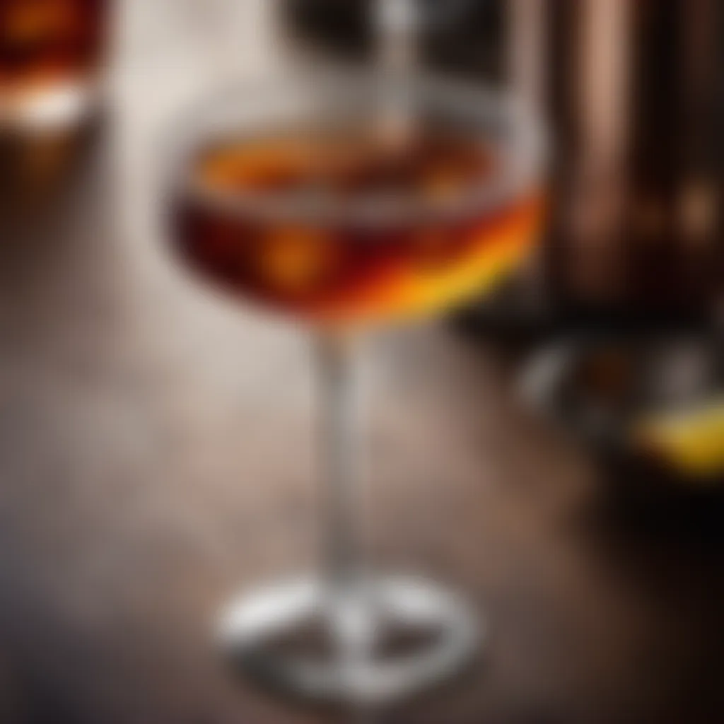 Elegant Rye Manhattan Glassware