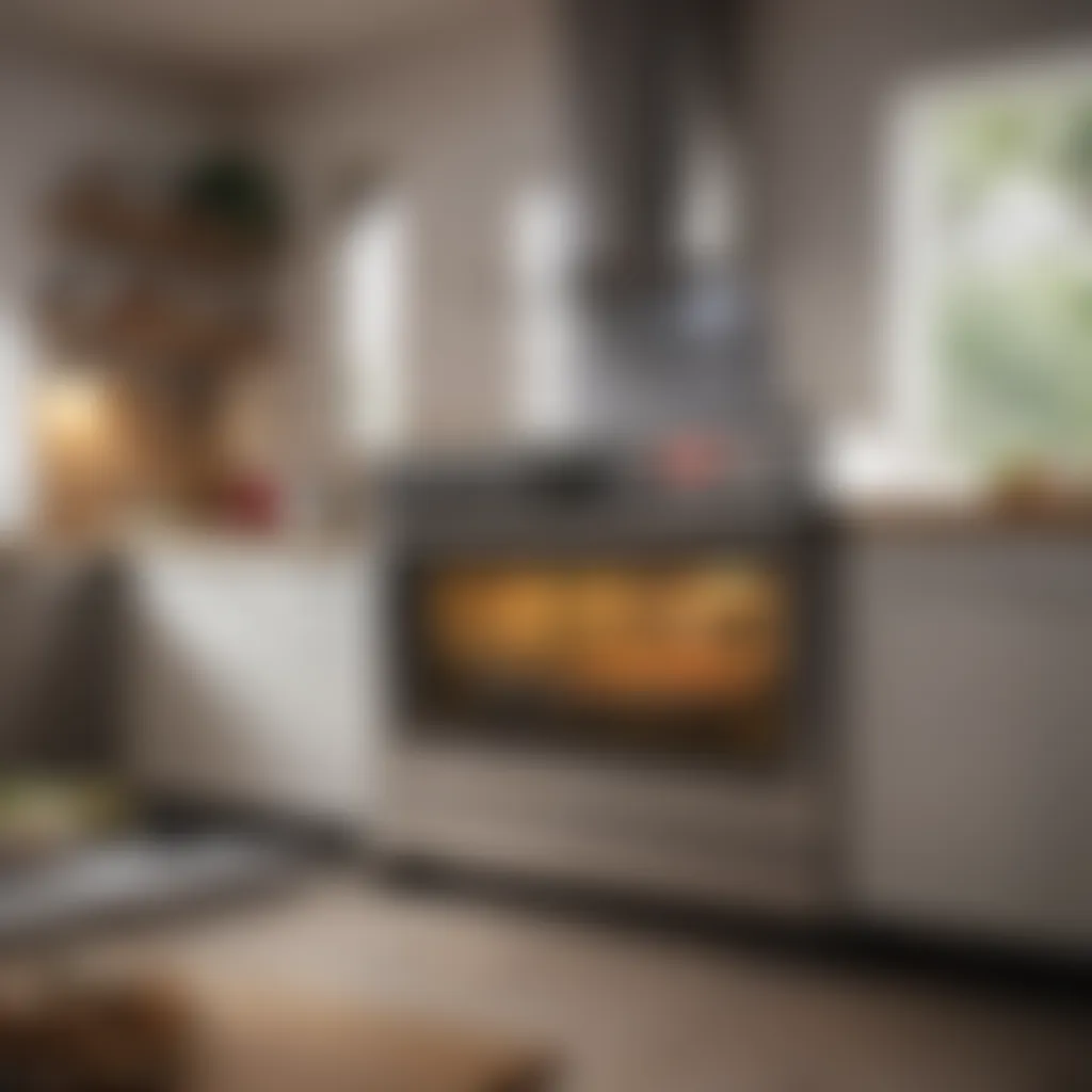 Innovation Integrated in Modern Lifestyle Steambake oven in a modern kitchen setting