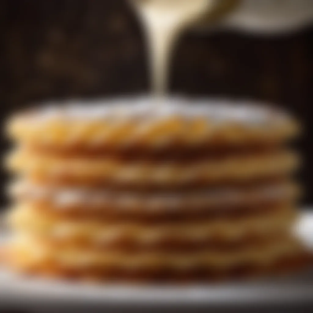 Rghaif Pastry Layers Close-up