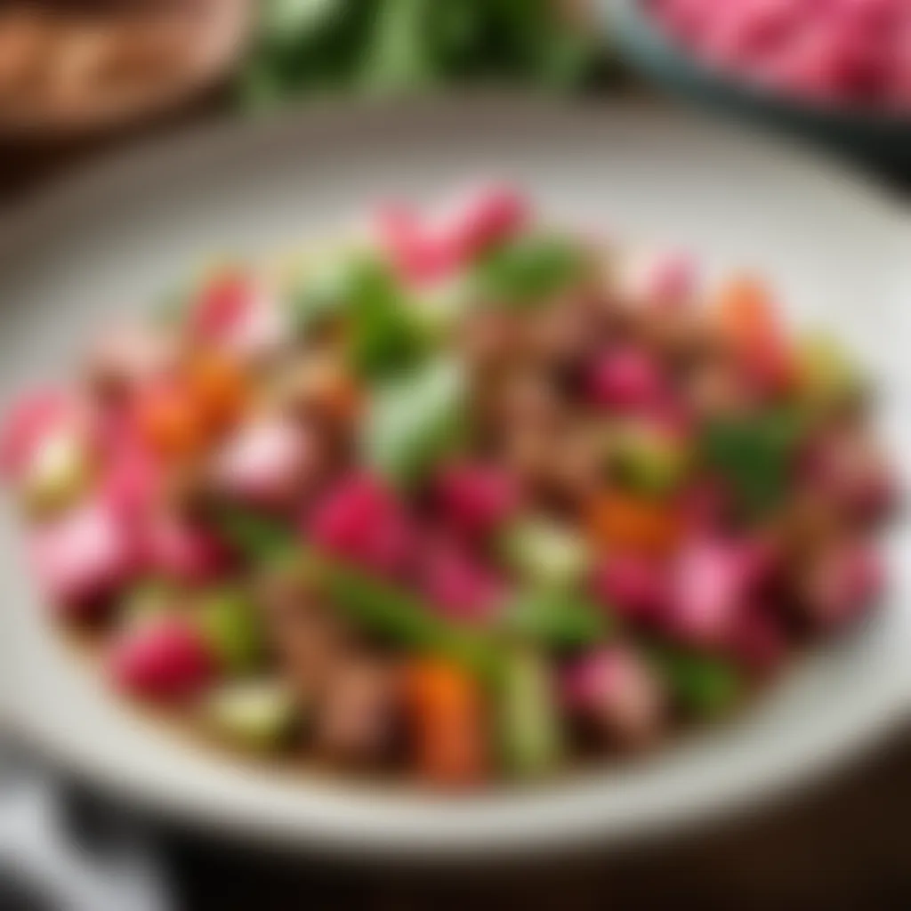 Rhubarb and Pork Stir-Fry