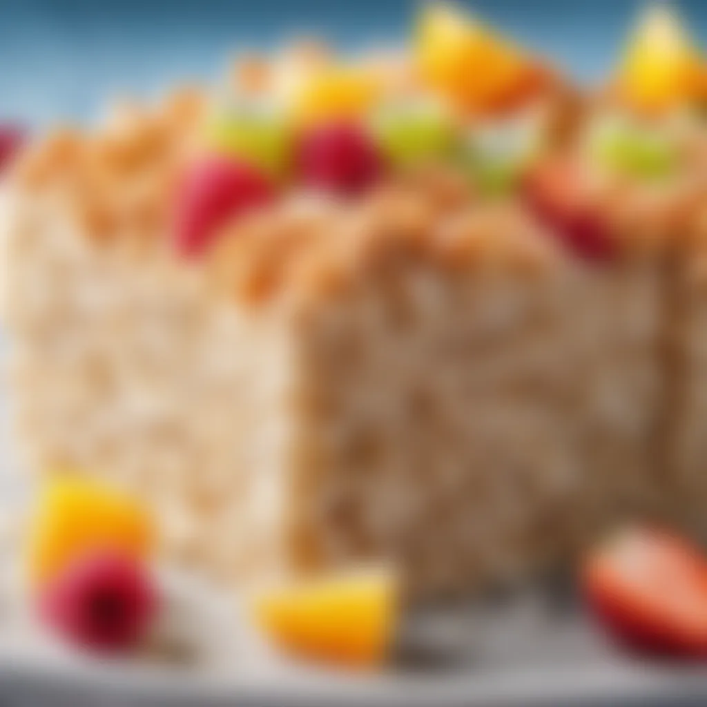 Refreshing Rice Crispy Treats with a Fruity Twist Rice Crispy Treats with Fruity Twist