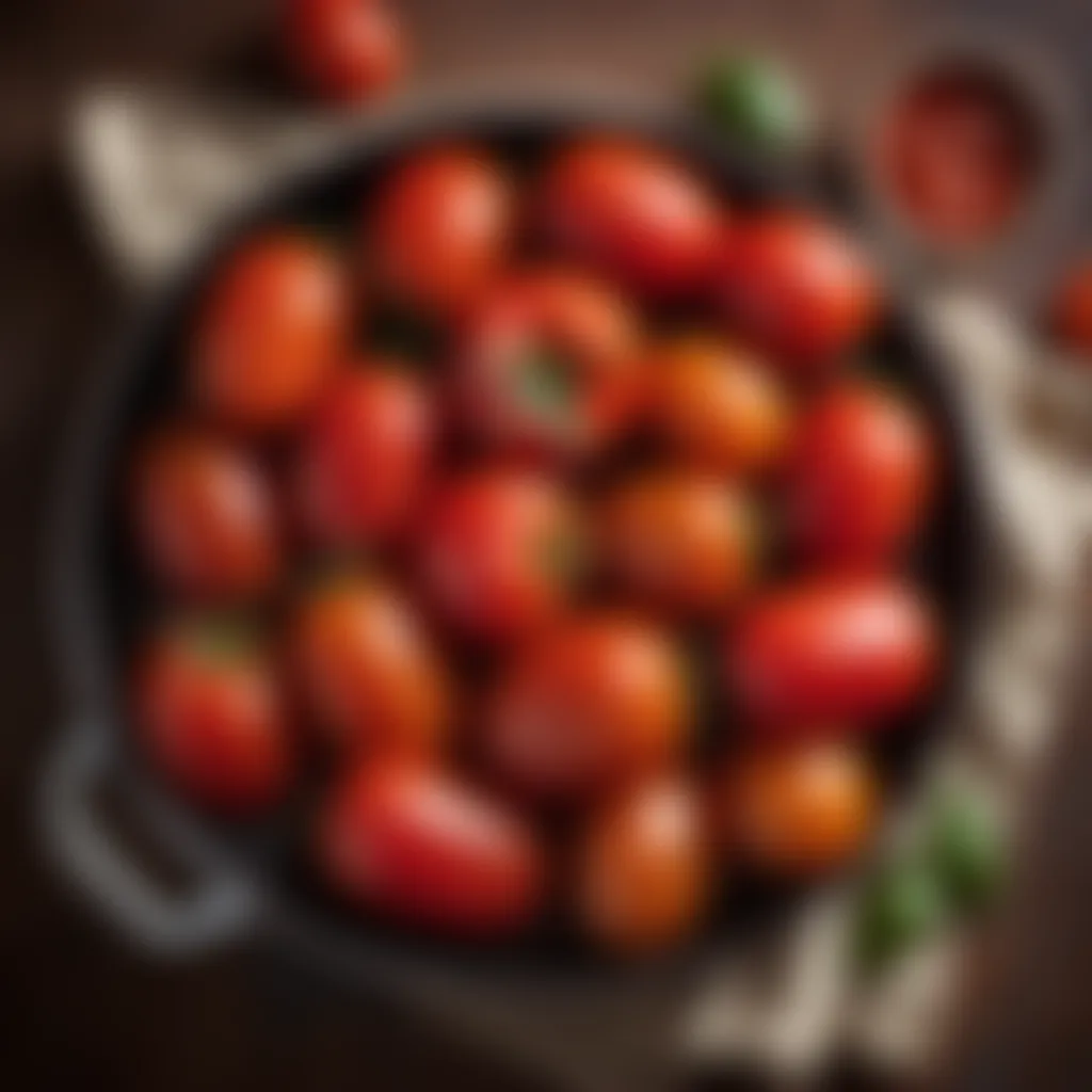 Indulge in the Richness of Ripe San Marzano Tomatoes Ripe San Marzano Tomatoes