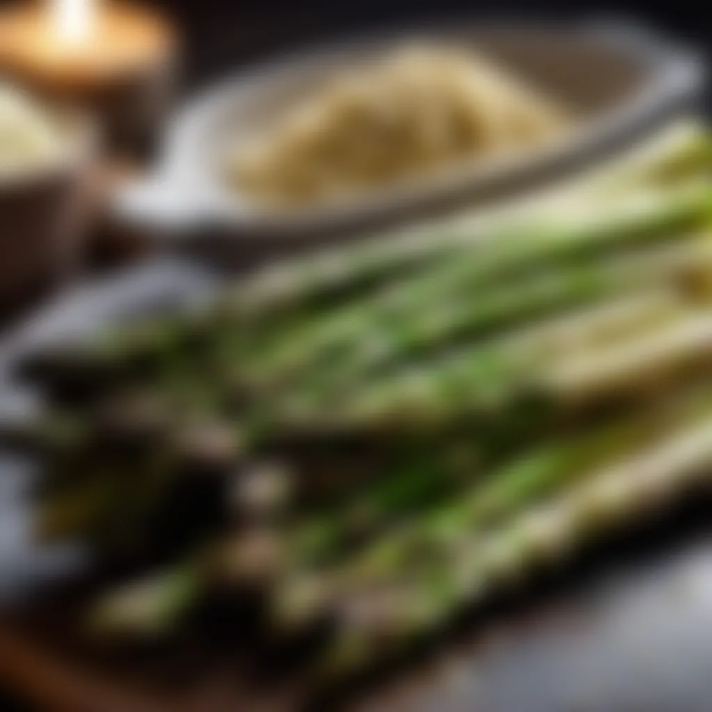 Roasted Garlic Parmesan Asparagus