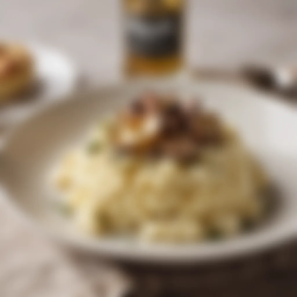 Rustic Truffle Oil Mashed Potatoes