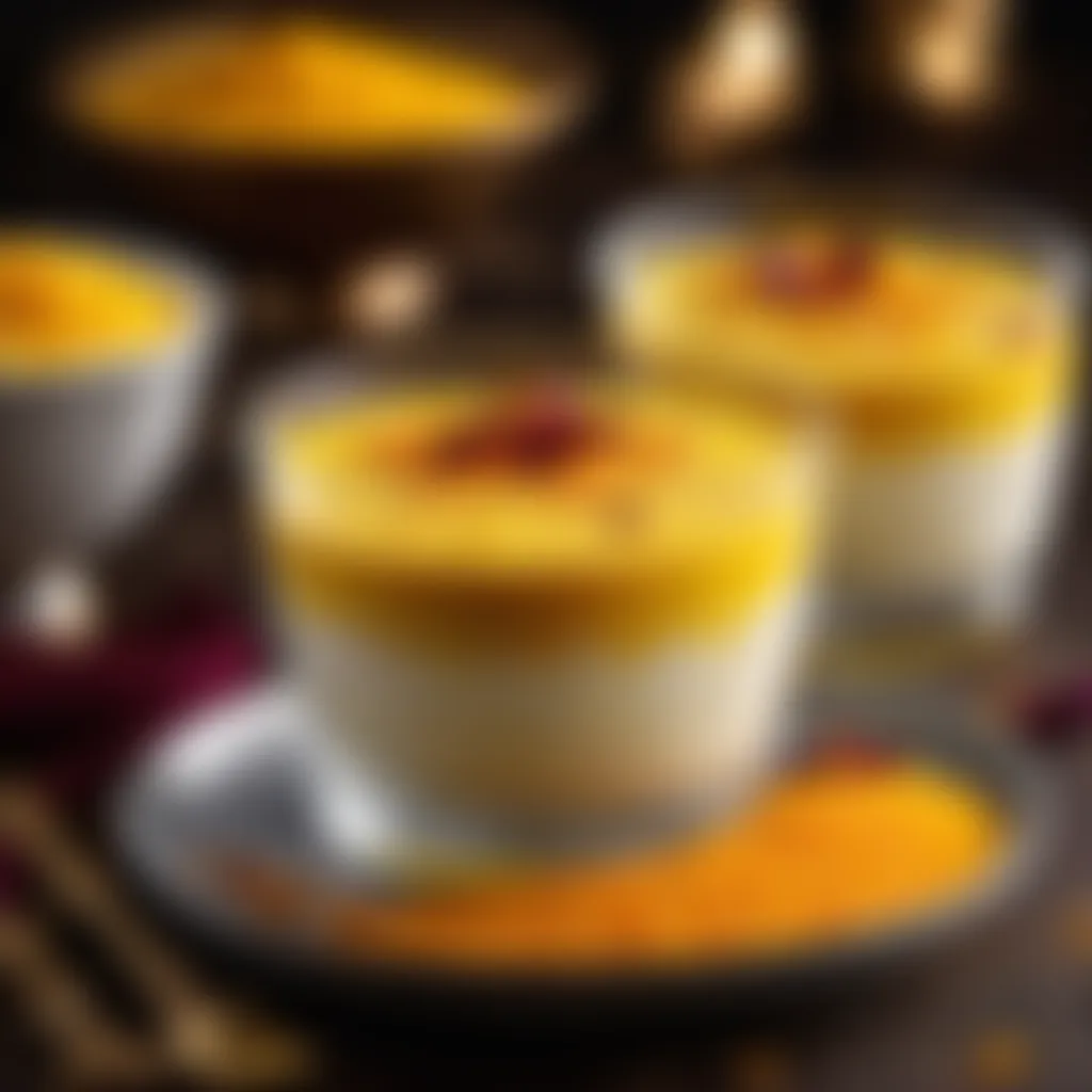 Saffron-infused kheer