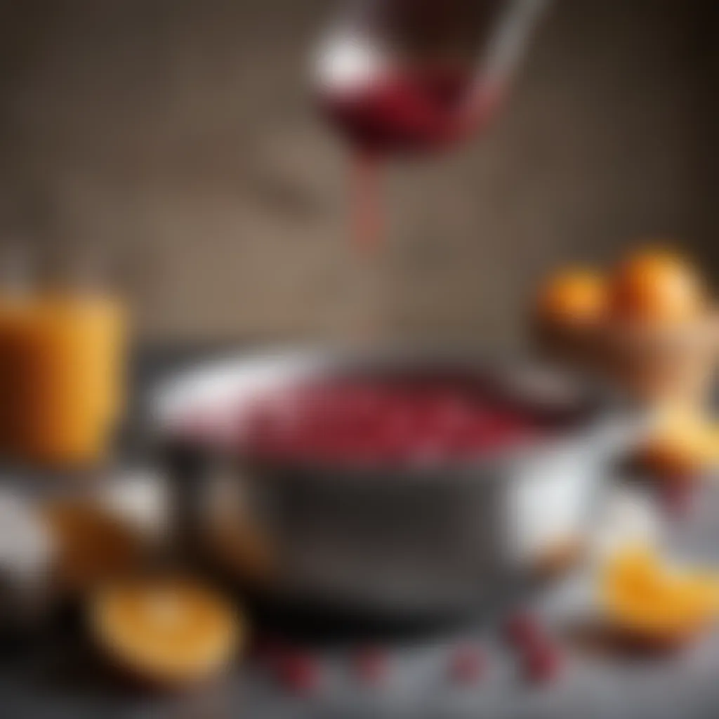 Saucepan Simmering Cranberry-Orange Fusion