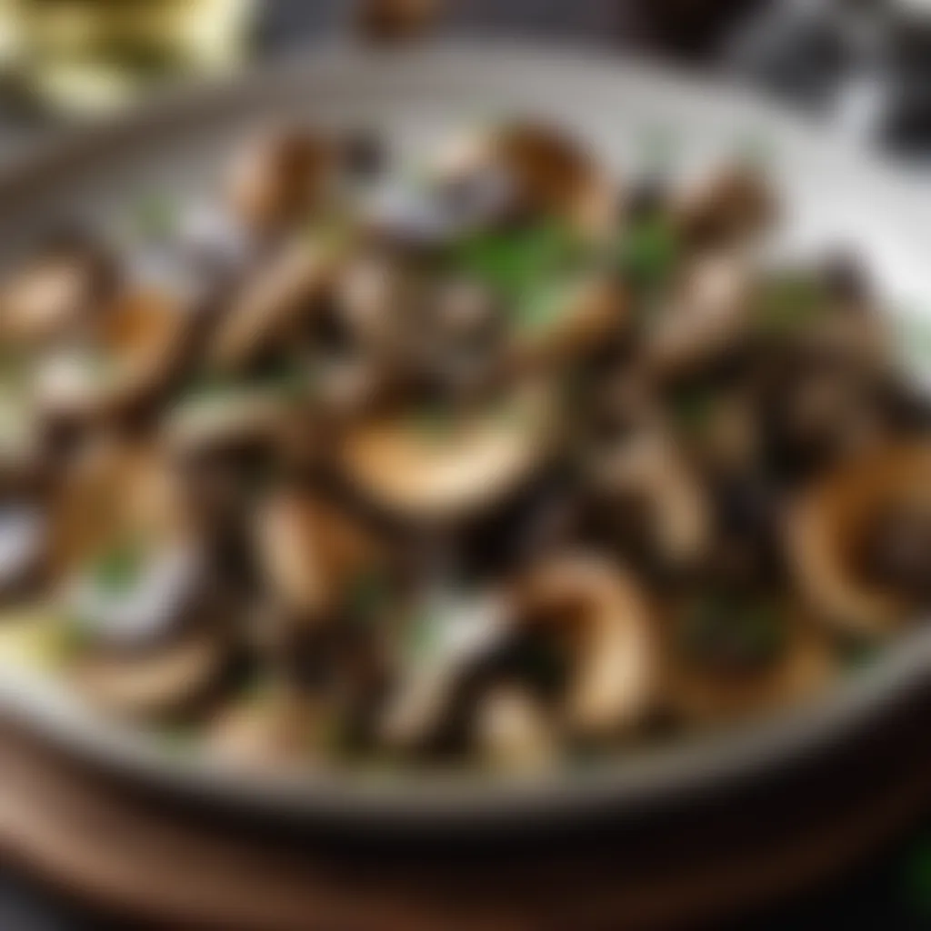 Sautéed Mushrooms with Truffle Oil