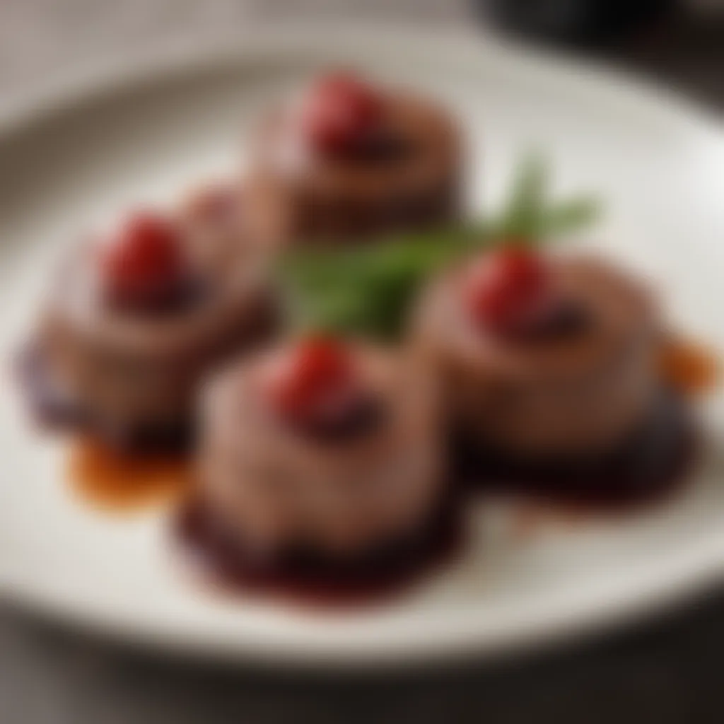 Savory Beef Medallions with Red Wine Reduction