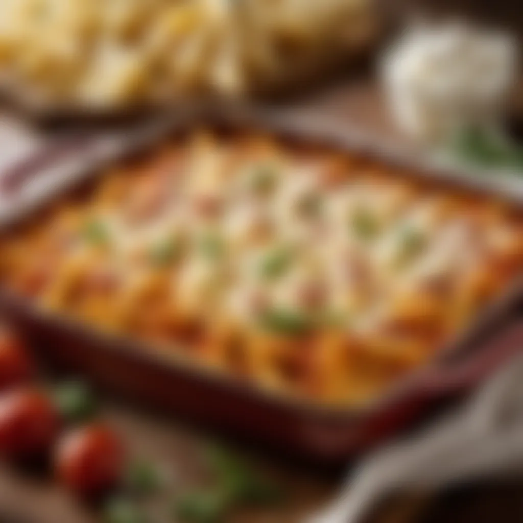 Savory Cheese Blend in Baked Ziti