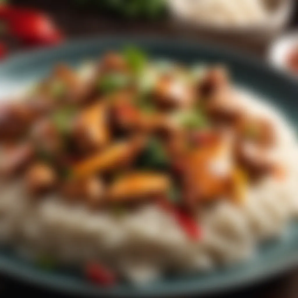 Savory Chinese Chicken and Rice Stir-Fry