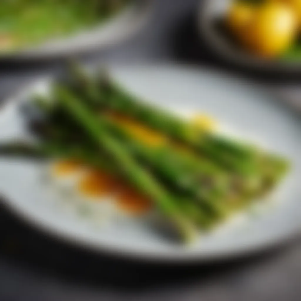 Gastronomic Delight: Asparagus Dish