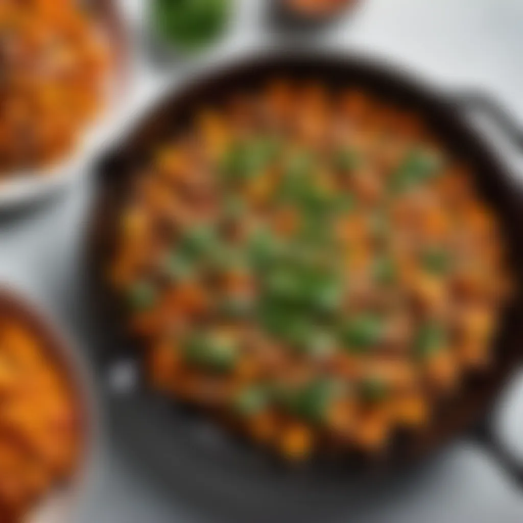 Savory Ground Turkey and Sweet Potato Skillet