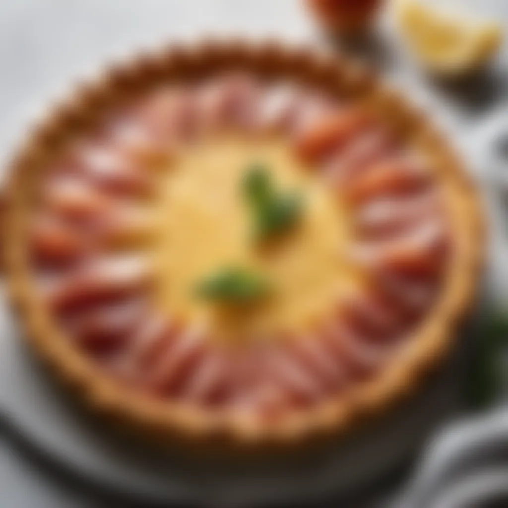 Savory Ham and Gruyere Tart