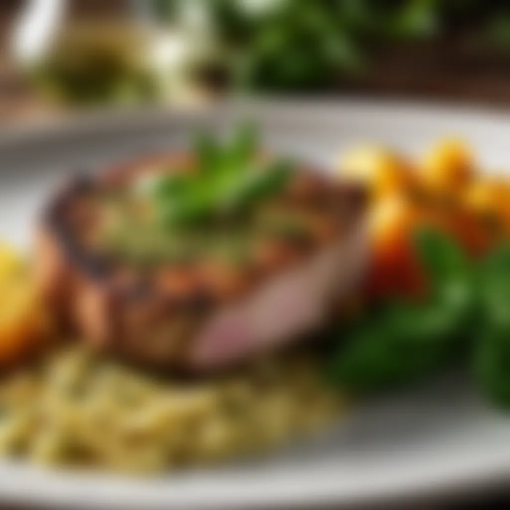 Savory Herb-Crusted Pork Chop