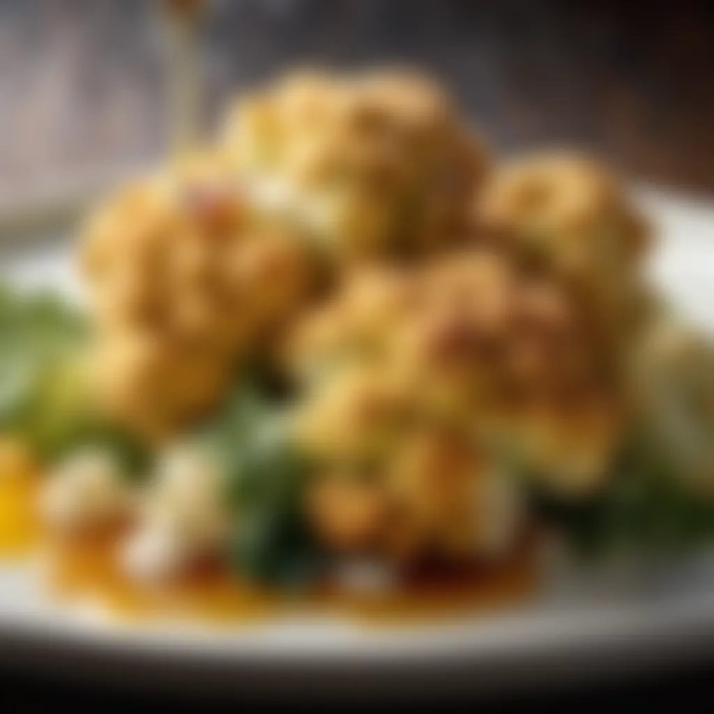 Savor the Flavor: Honey Drizzle Over Cauliflower Delight Savory Honey Drizzle Over Cauliflower