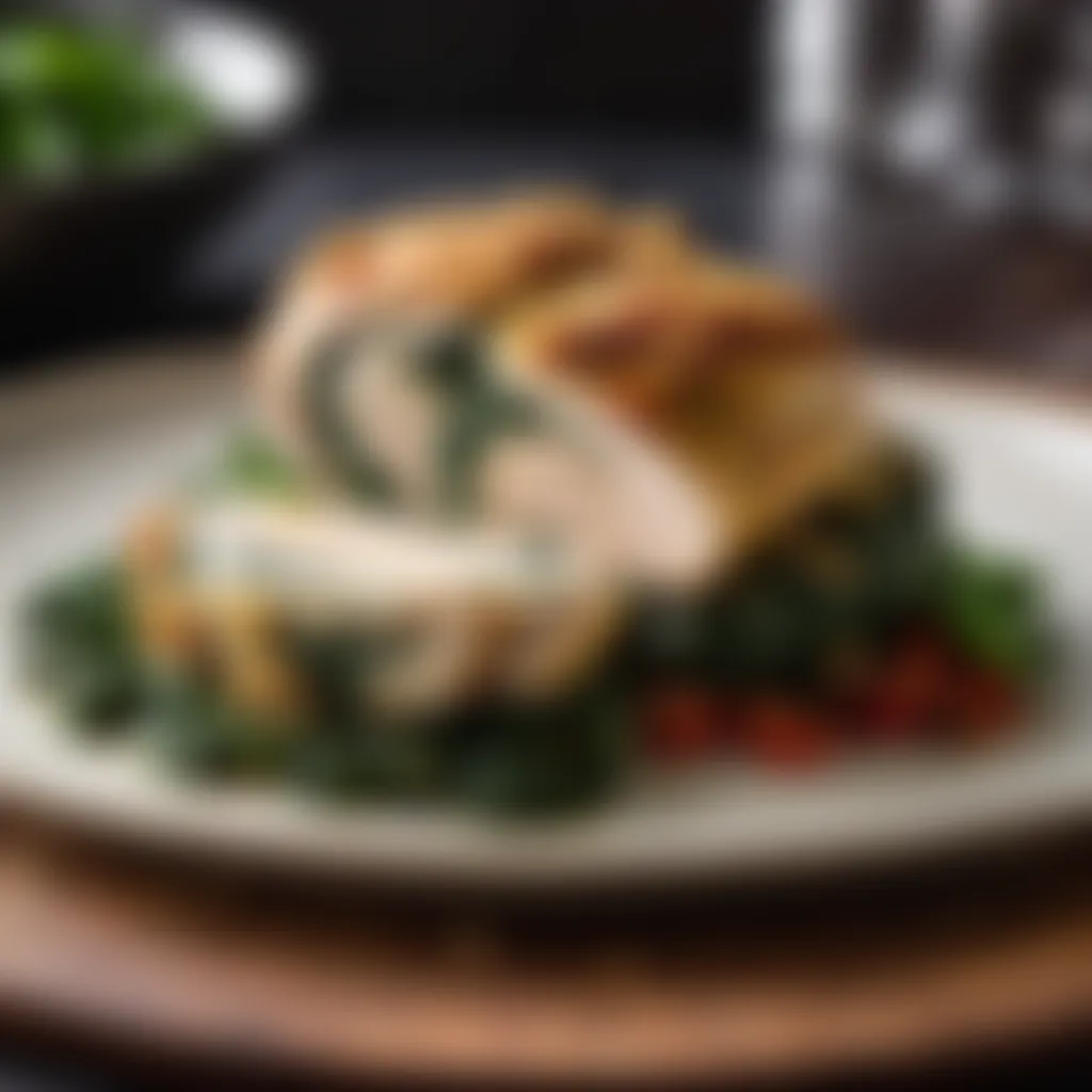 Savory Spinach and Artichoke Stuffed Chicken Breast