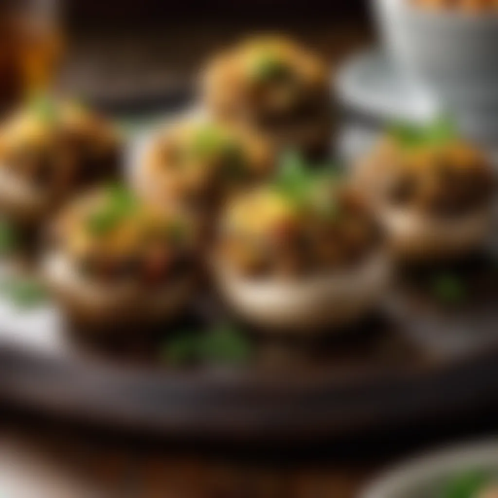 Savory Stuffed Mushrooms